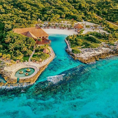 Occidental At Xcaret Destination Hotel Xcaret Park Luaran gambar Aerial view of the resort