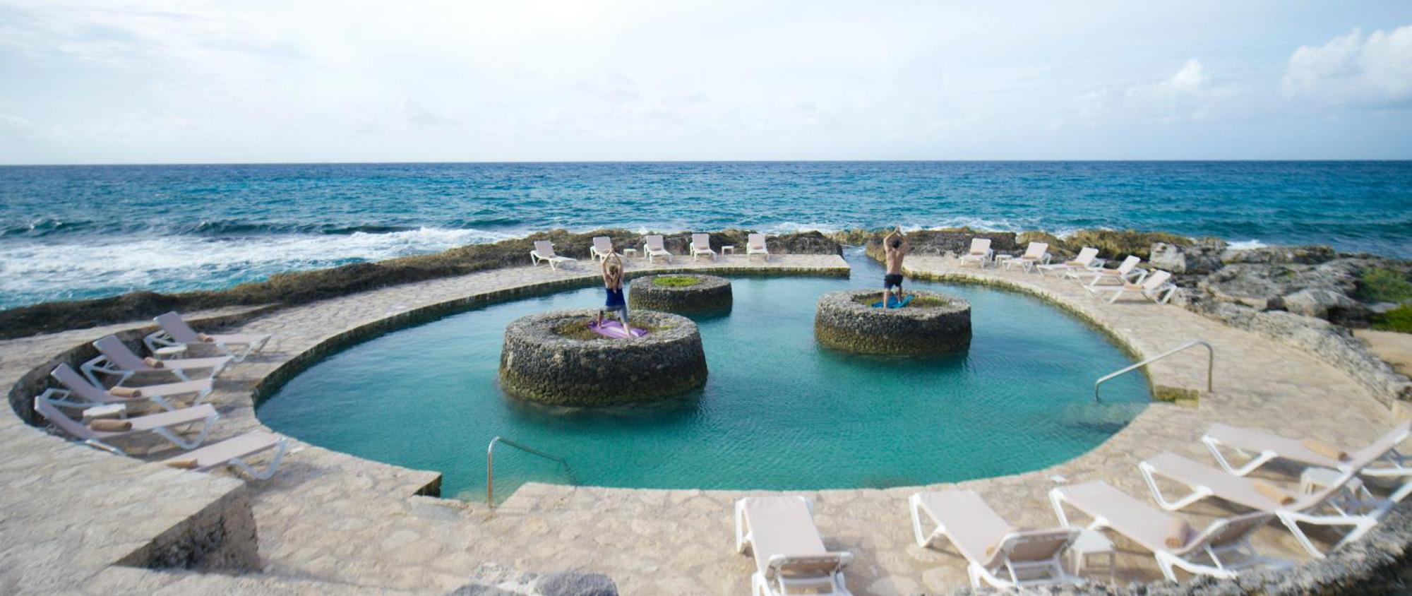 Occidental At Xcaret Destination Hotel Xcaret Park Luaran gambar The Rock Pools
