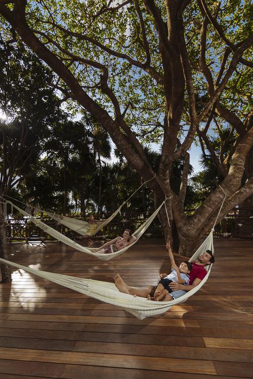 Occidental At Xcaret Destination Hotel Xcaret Park Luaran gambar Hammocks at the resort